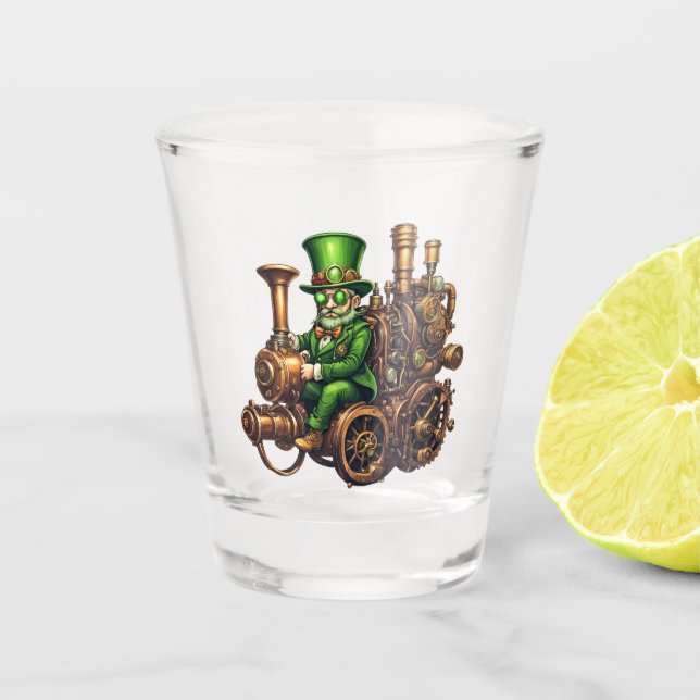 Copo De Shot Steampunk Leprechaun (Frente)