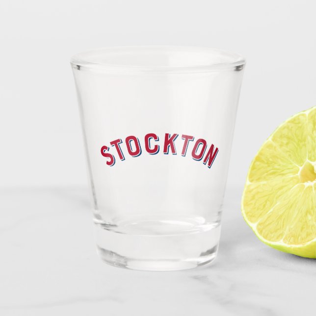 Copo De Shot Stockton, California Vintage Arch (Frente)