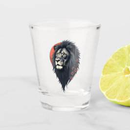 Copo De Shot Strength and delicacy united, a black lion