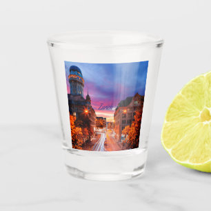 Copo De Shot Sunset de Suiça de Zurique