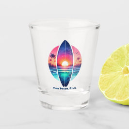 Copo De Shot Surfboard no Sunset