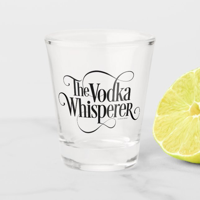 Copo De Shot Sussurrador de Vodca (Frente)