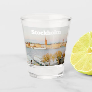 Copo De Shot Suvenir de Estocolmo, Suécia