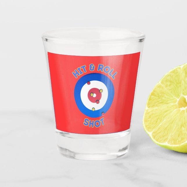 Copo De Shot T-Shirt Acertado e Rolado (Frente)