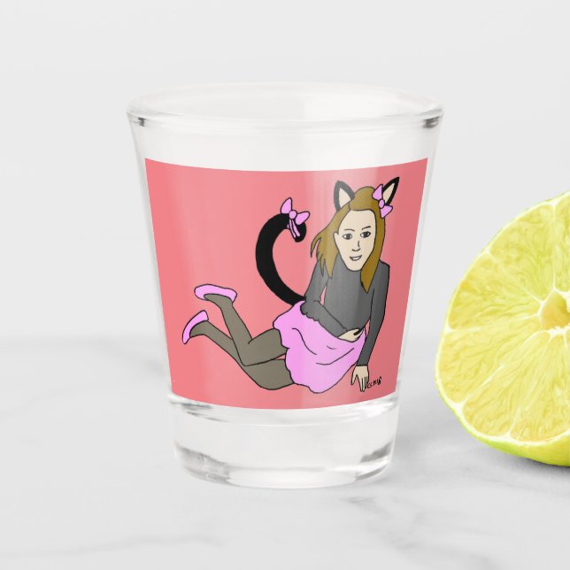 Copo De Shot taça de vidro (Frente)