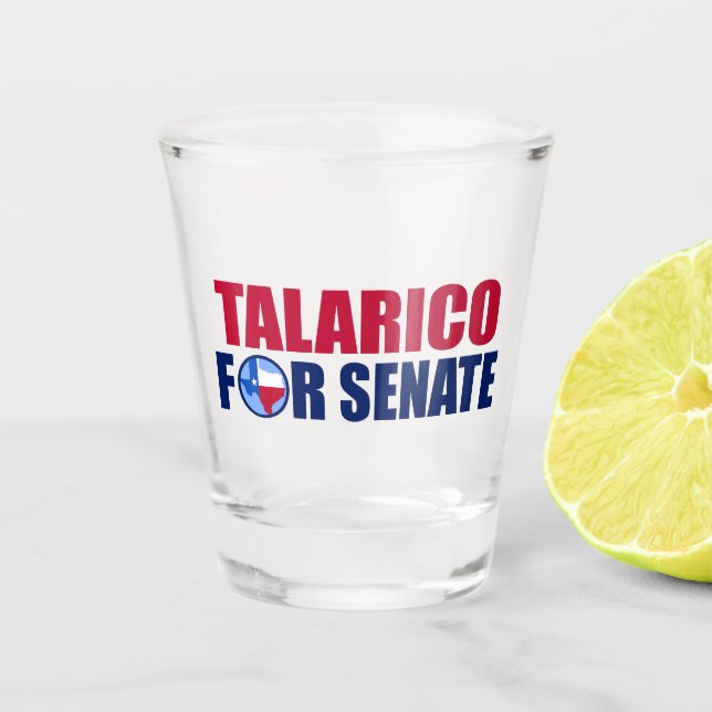 Copo De Shot Talarico para Senado Texas Eleição 2026 (Frente)