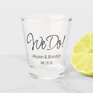 Copo De Shot Taque de Vidro para Casamento