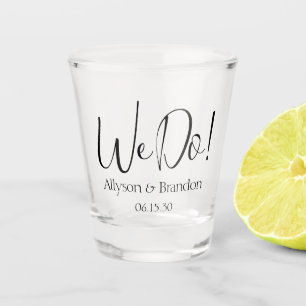 Copo De Shot Taque de Vidro para Casamento