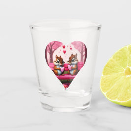 Copo De Shot Tardos fofos e corações de doce