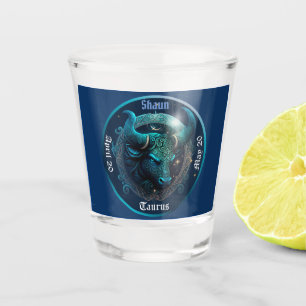 Copo De Shot Taurus Zodiac Personalizável