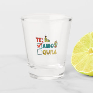 Copo De Shot Te Amo Tequila Cinco De Mayo Funny