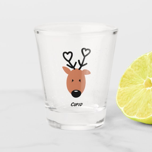 Copo De Shot Team Reindeer - Cupido (Frente)