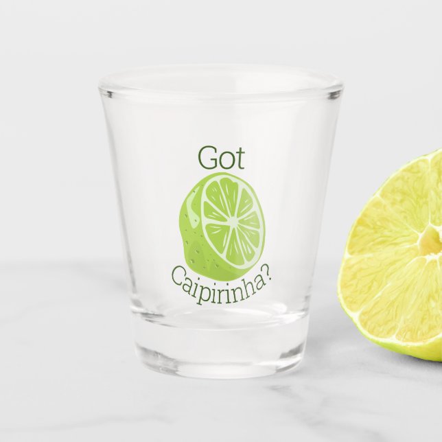 Copo De Shot Tem Caipirinha? (Frente)