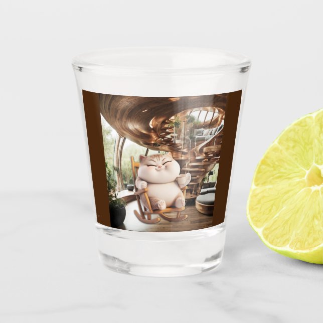 Copo De Shot Tempo De Café Gordo E Sassado (Frente)