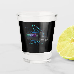 Copo De Shot Tempo de Ônibus de Festa Neon Luzes Noturnas Dispa