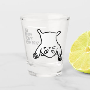 Copo De Shot tempo feliz Glass