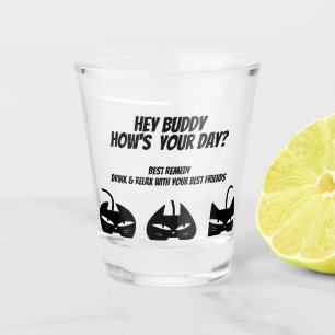Copo De Shot tempo feliz Glass