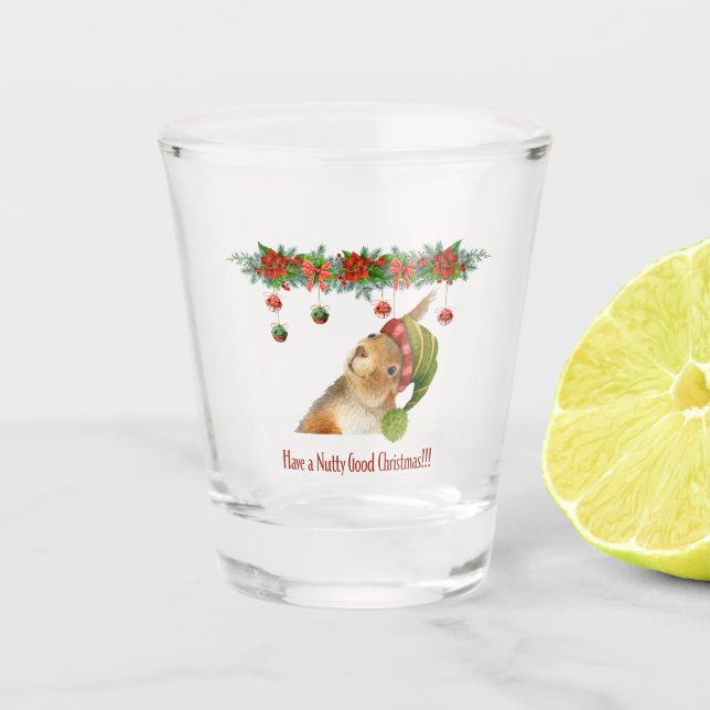 Copo De Shot Tenha um bom Natal Feriado (Frente)