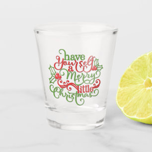 Copo De Shot Tenha Um Natal Feliz