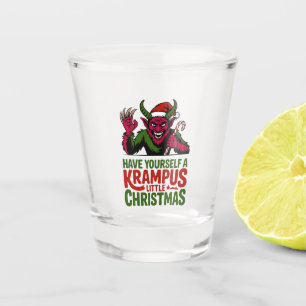 Copo De Shot Tenha um Natal Krampus Pequeno Krampus L