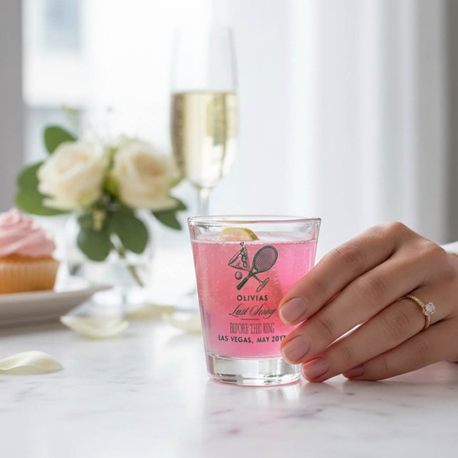 Copo De Shot Tênis Último Balanço Antes da Noiva do Solteirão (Criador carregado)