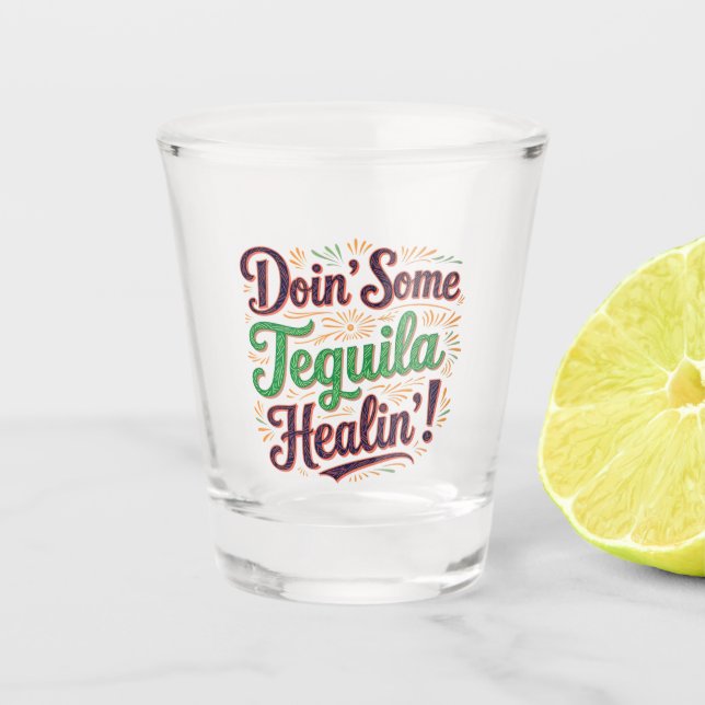 Copo De Shot Tequila Healin' I (Frente)