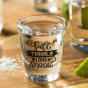 Copo De Shot Tequila Sal Limão Repita