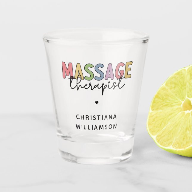 Copo De Shot Terapêutica de Massagem Personalizada | Presentes  (Frente)