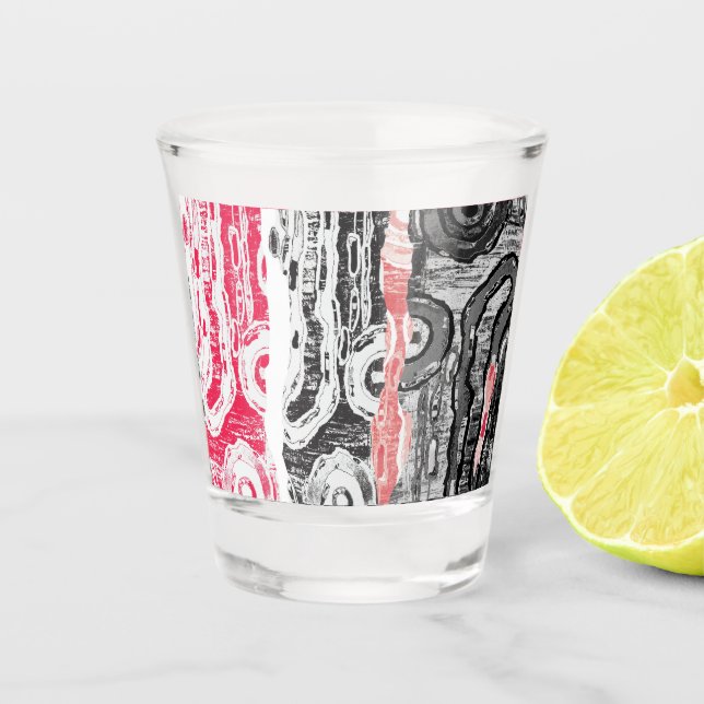 Copo de Shot – Terra Abstrata (Frente)