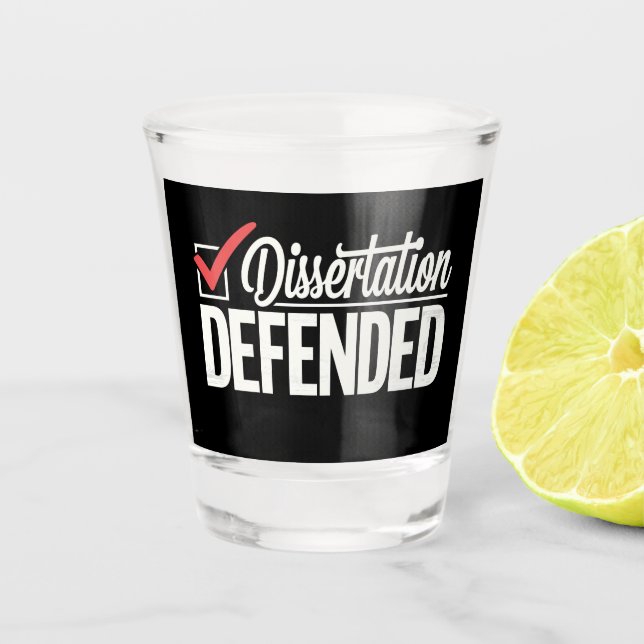 Copo De Shot Tese Defendida Graduado PhD Graduação (Frente)