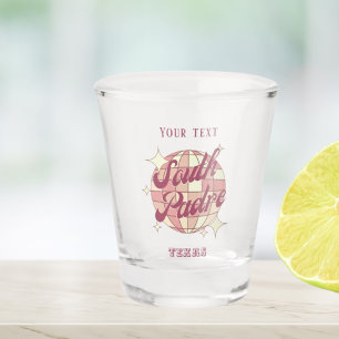 Copo De Shot Texas da ilha do Padre Sul Retro Vintage