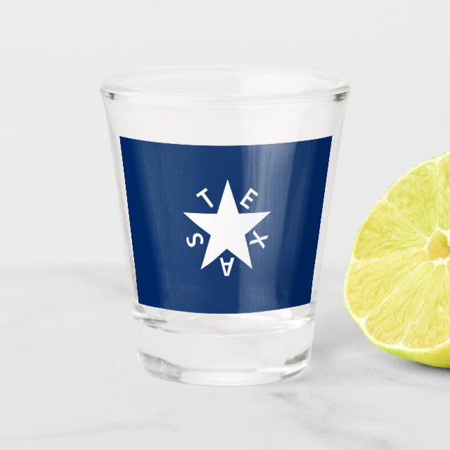 Copo De Shot Texas Republic Flag Shot Glass (Frente)