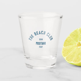 Copo De Shot The Beach Club Blue Crest