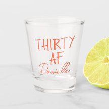 THIRTY AF Personalizado aniversário de 30 anos Eng