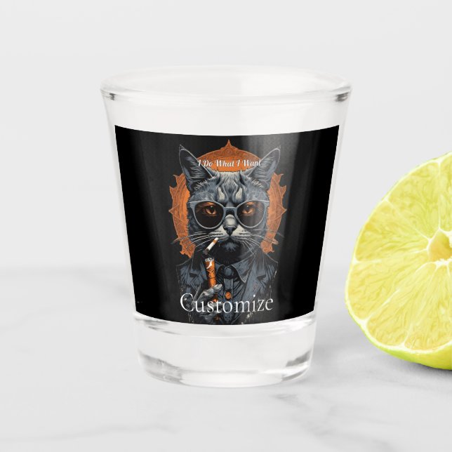 Copo De Shot Thunder_Cove de Gato de Sugata legal (Frente)