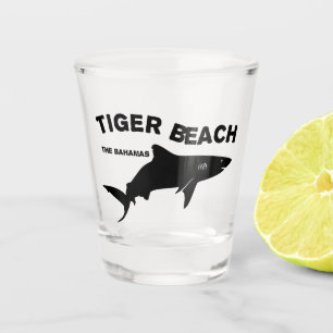 Copo De Shot Tiger Beach - Bahamas Mergulho Com Tubarões