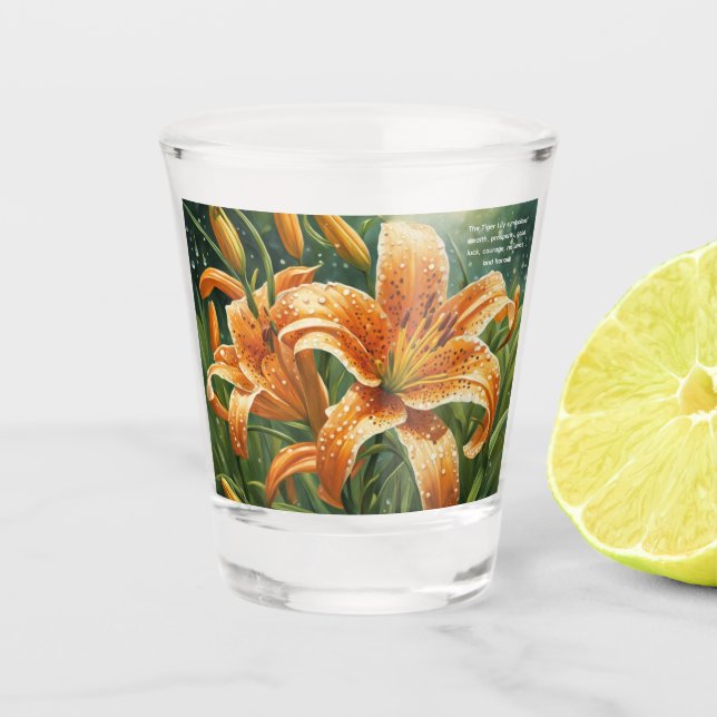 Copo De Shot Tiger Lily (Frente)