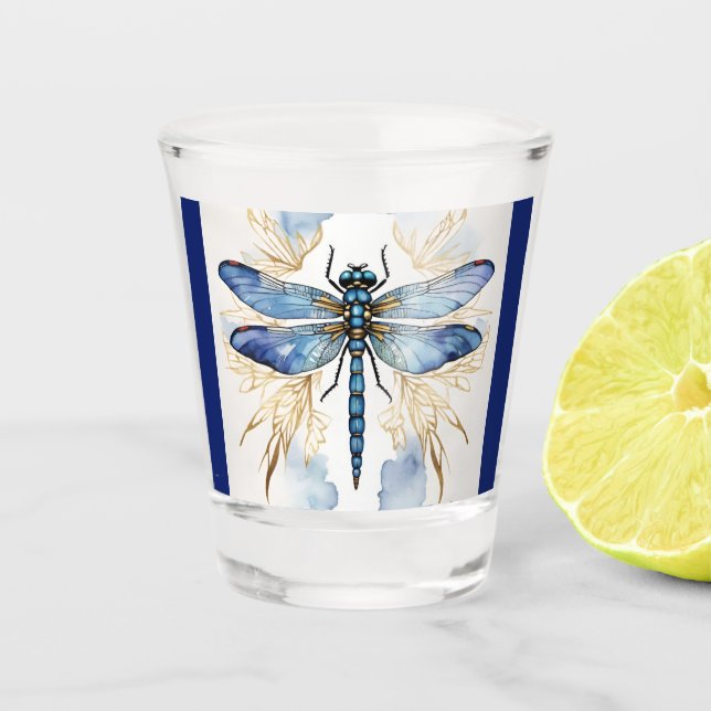 Copo De Shot Tinta de Álcool Dragonfly (Frente)