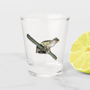 Copo De Shot Tinta De Óleo De Sapo De Árvore Pequena, Vidro S