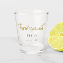 Tipografia de Data do Nome do Script Dourado Bride