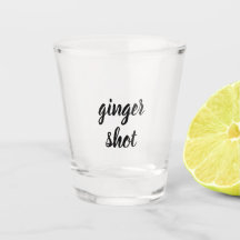 Tipografia Ginger Shot