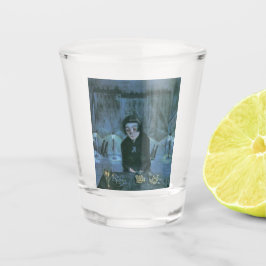 Copo De Shot Tired Flower Girl (por Walter Gramatté)