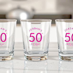 Copo De Shot Tiro de Festa de Aniversário Minimalista Moderno S