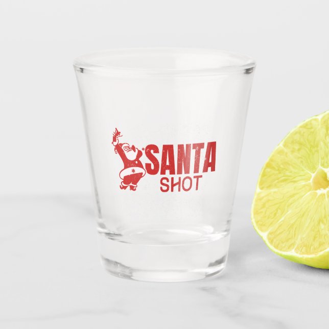 Copo De Shot Tiro do Papai Noel  (Frente)