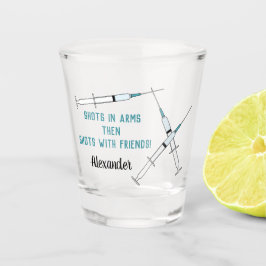 Copo De Shot Tiros de COVID em Armas e disparos com amigos