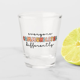 Copo De Shot Todos Coloridos Comunicam Diferentemente