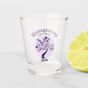 Copo De Shot Trabalho de arte de Árvore Roxo de Tendência da