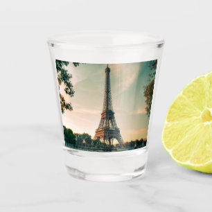 Copo De Shot travesseiro decorativo de torre Eiffel
