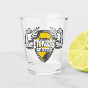 Copo De Shot Treinador de Musculação Fitness Personalizado NOME