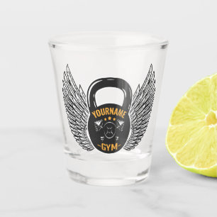 Copo De Shot Treinador Personalizado de Malhações GYM Kettlebel